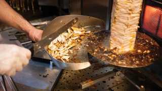 The best shawarma in Toronto | Preparing chicken shawarma at Aish Tanoor