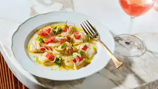 Restaurant Review: Toronto Beach Club | Branzino crudo