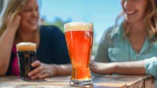 Celebrate International Beer Day with American craft beer | Friends drinking pints