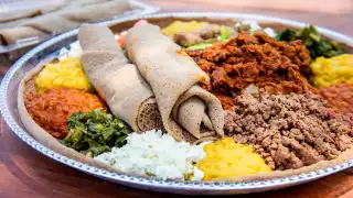 Things to do in Toronto this August 2021 | Injera and dips from Ethio & Eri Café at Market 707