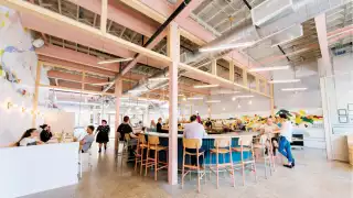 Avling, Leslieville's sustainable craft brewery | Inside the pastel-hued brewpub