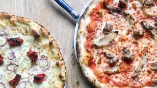 Cellar Door Restaurant | Two pizzas hot out of the oven