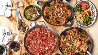 Estrella Damm Culinary Journey | A spread of food at Tapagaria