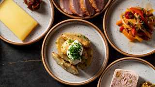 The best new Toronto restaurants for fall | Assorted dishes at Loop Line Wine and Food