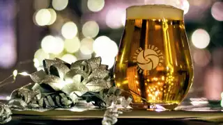 The best advent calendars for adults | A glass of beer from the Small Batch Dispatch Beer Advent