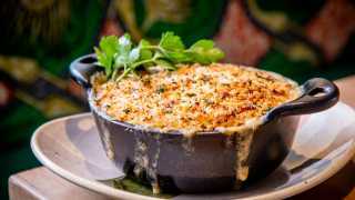 Chubby's baked mac ‘n’ cheese recipe with bacon and okra