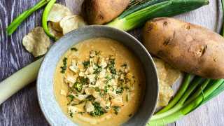 Easy soup recipes to warm you up | Potato, Leek & Scallion Soup