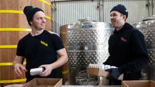 Willibald Farm Distillery and Brewery in Ayr, Ontario | Canning stage