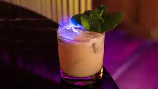 Toronto's best new restaurants | Flaming cocktail at The Hartly