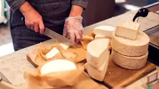 T.O. Food & Drink Fest | Wheels of cheese at T.O. Food & Drink Fest