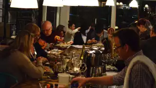 Toronto's best seafood restaurants | Dining room at Pearl Diver