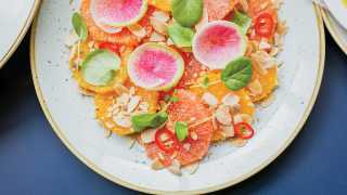 Accessible restaurants in Toronto | Agrumi citrus salad at Oretta Midtown