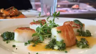 Best seafood restaurants in Toronto | Scallops at Honest Weight