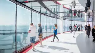 Accessible restaurants in Toronto | The Main Observation Deck at the CN Tower