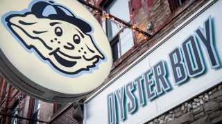 Best seafood restaurants in Toronto | Sign outside of Oyster Boy