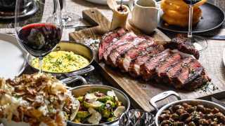 Best restaurants in Yorkville | Steak spread at ONE Restaurant