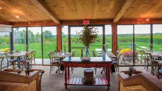 Tourism Niagara | The dining room at Ravine Vineyard Estate Winery Tourism Niagara | The dining room at Ravine Vineyard Estate Winery
