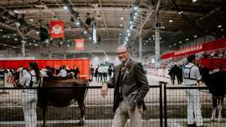 Q&A with Michael Bonacini | Michael Bonacini poses in front of the paddock at the The Royal Agricultural Winter Fair