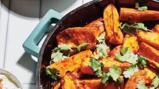 Easy dinner recipes | Christine Flynn’s Paprika Sweet Potatoes with Lime Crema