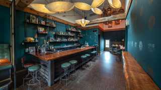 Late-night food in Toronto | The dining room and bar at LoPan above DaiLo