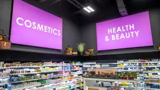 The health and beauty section at Nature's Emporium in downtown Toronto