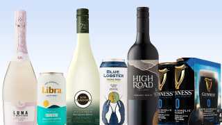 Bottles and cans from LCBO's wide range of light drink options including low-sugar, low-alc and non-alc