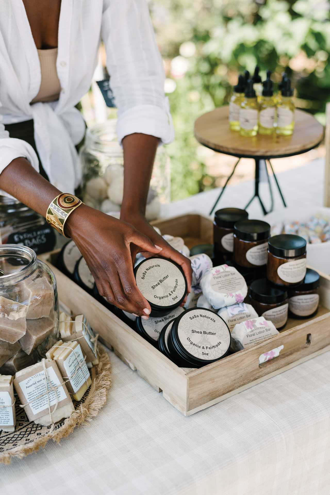 Deeply Rooted Farmers' Market | Shea butter and other products from SaSa Naturals
