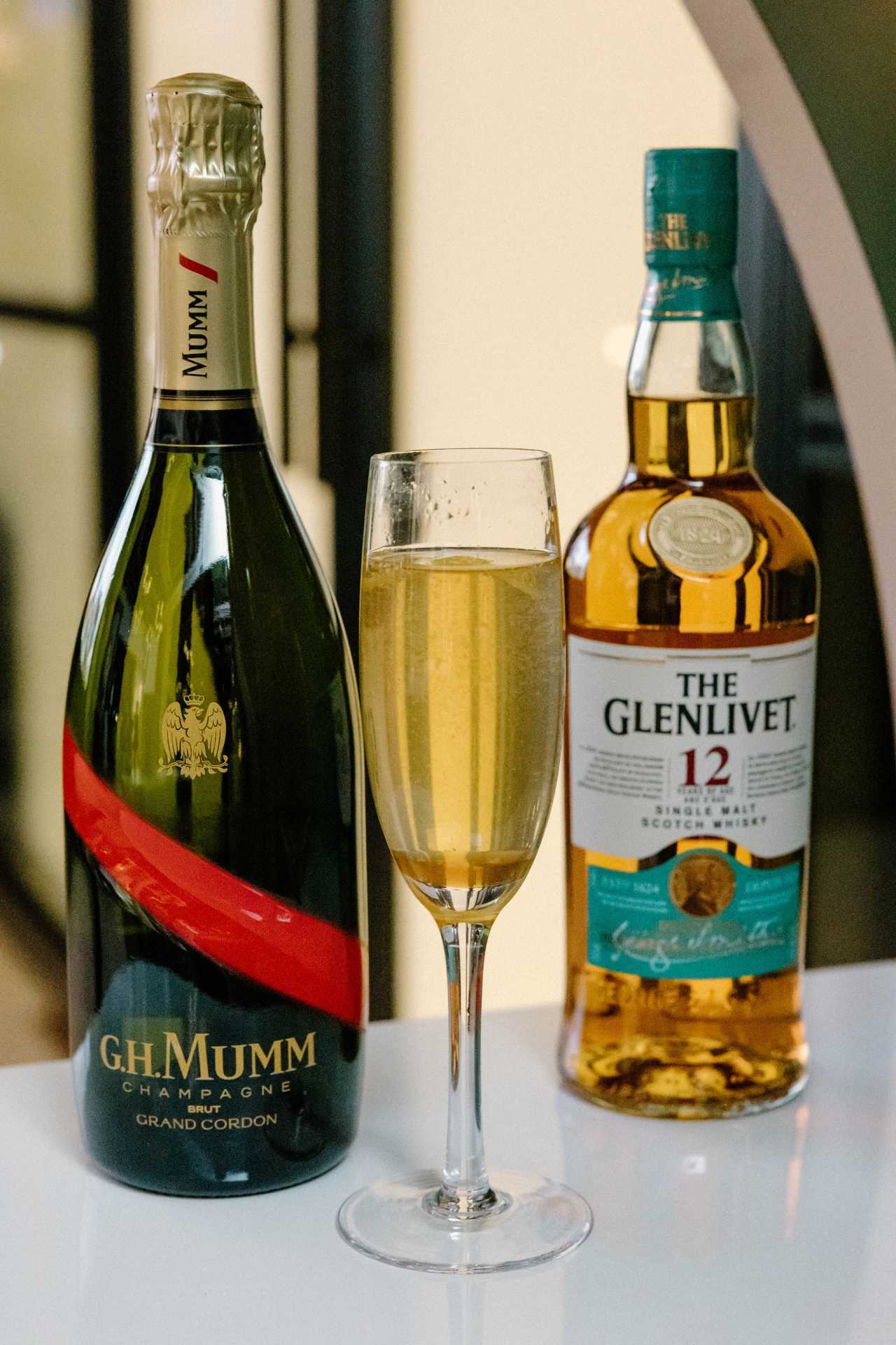Foodism 40 | The Glenlivet French 75, a cocktail made with The Glenlivet 12 Year Old and champagne