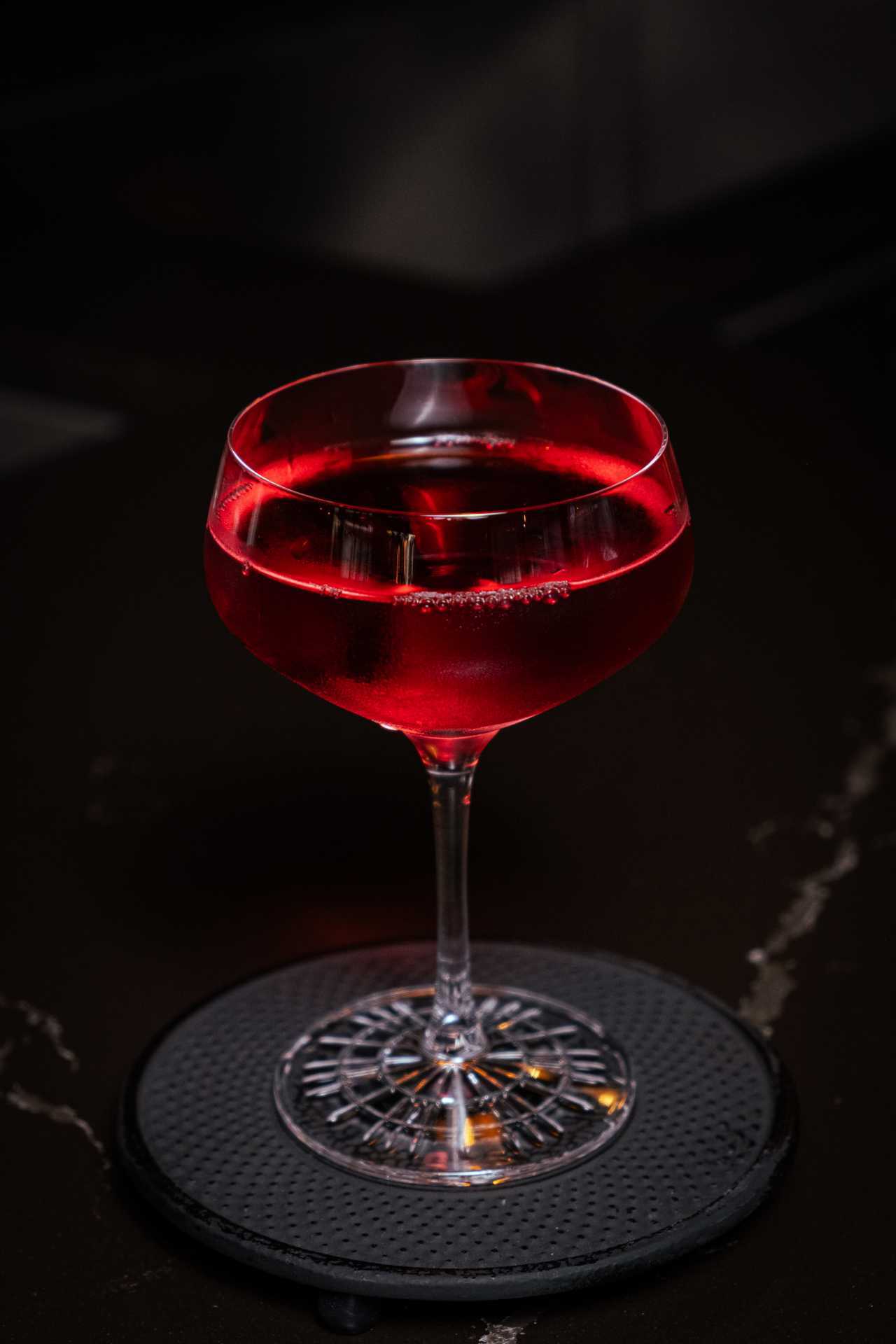 Baijiu in Toronto | The Grape Gatsby cocktail at Hong Shing