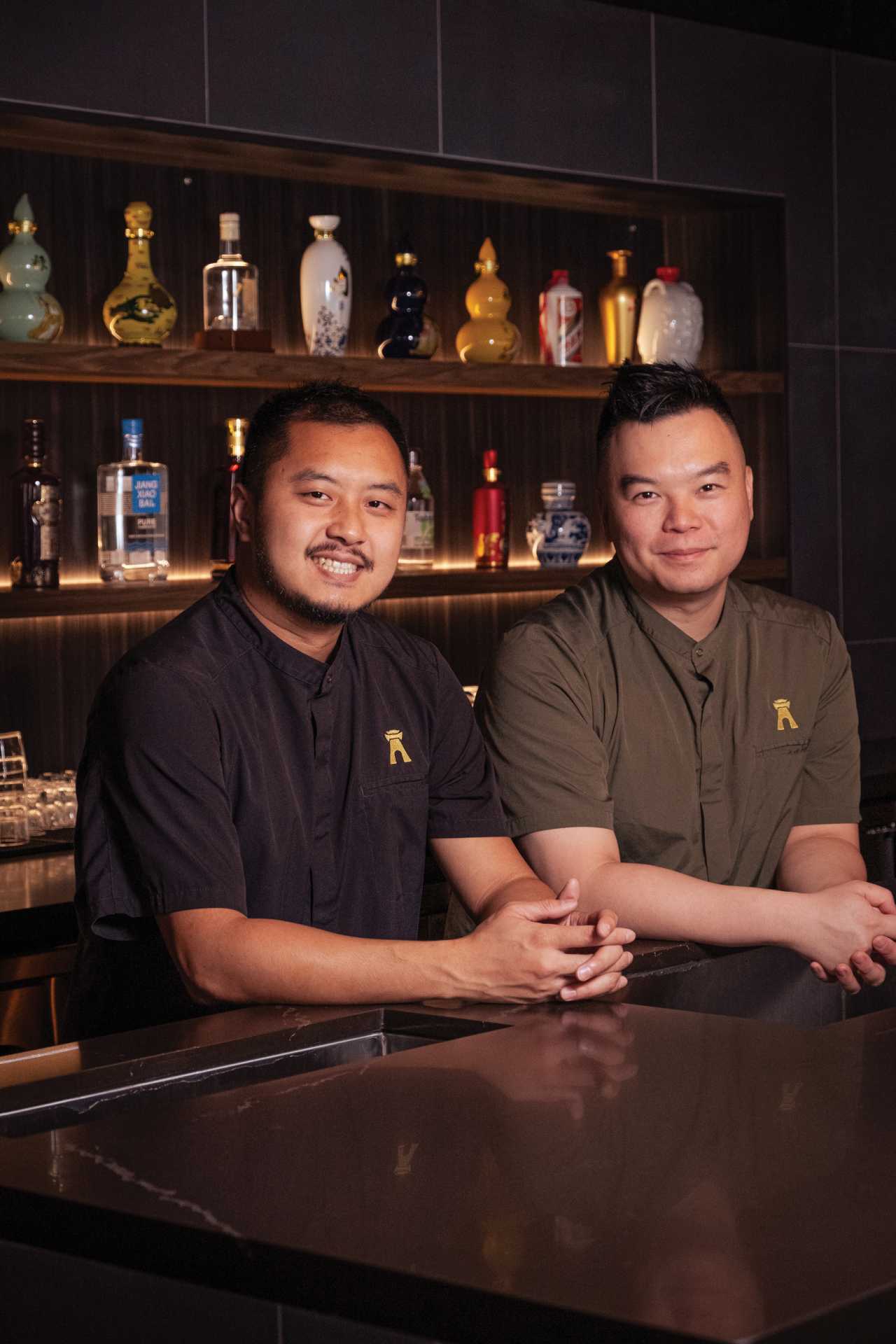 Baijiu in Toronto | Bartender Vincent Chan and owner Colin Li of Hong Shing