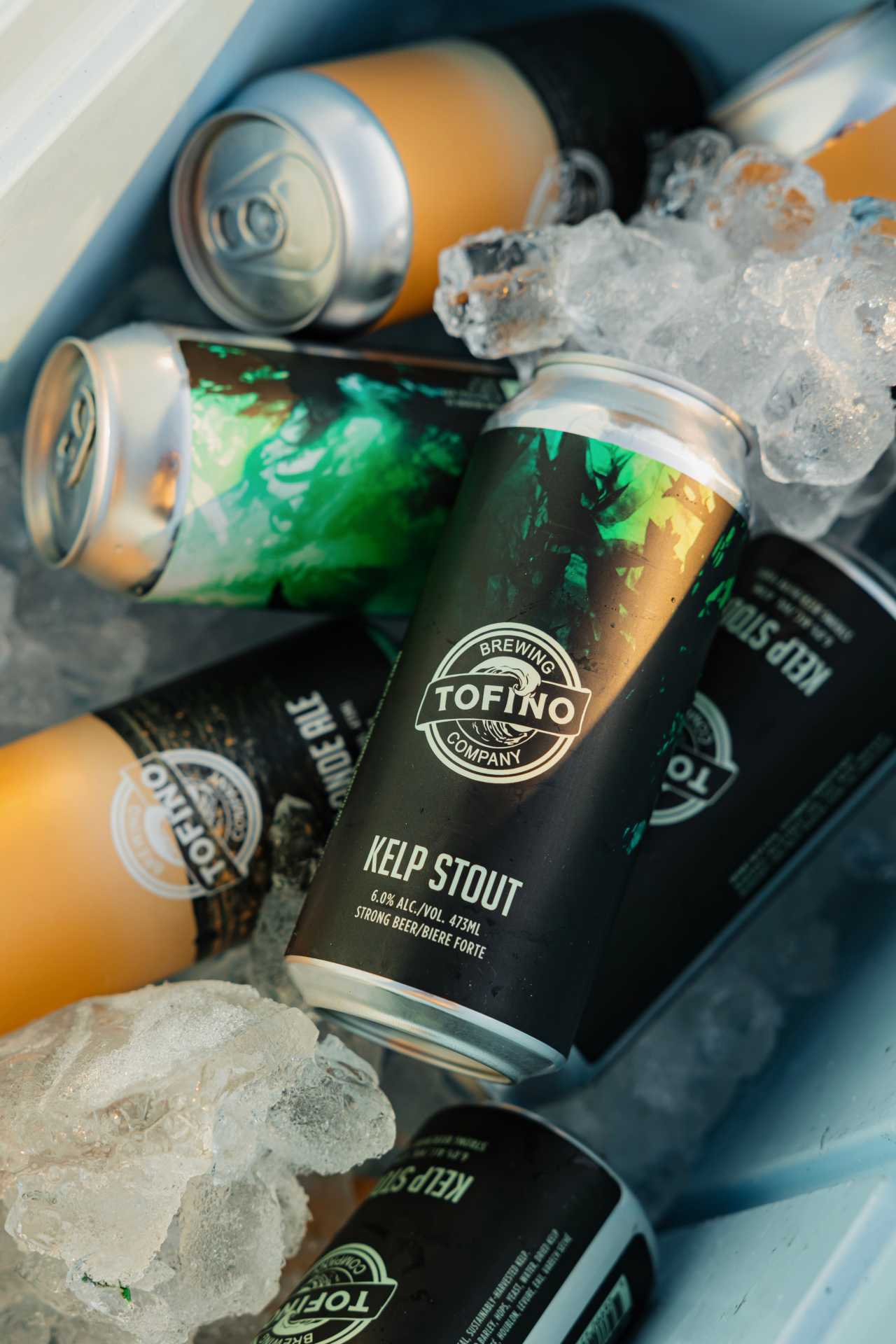 Seaweed benefits | Cans of Tofino Brewing Co.’s Kelp Stout