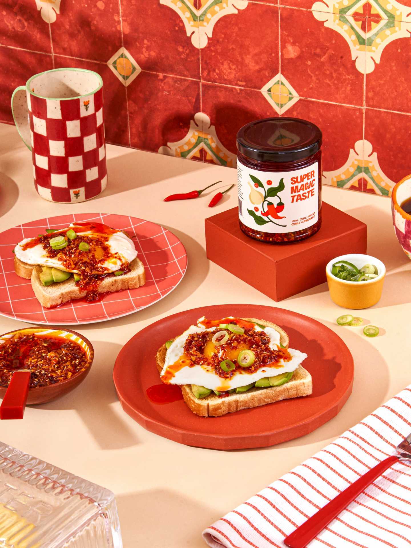 Mother's Day ideas | Super Magic Taste Chili Crisp on avocado toast