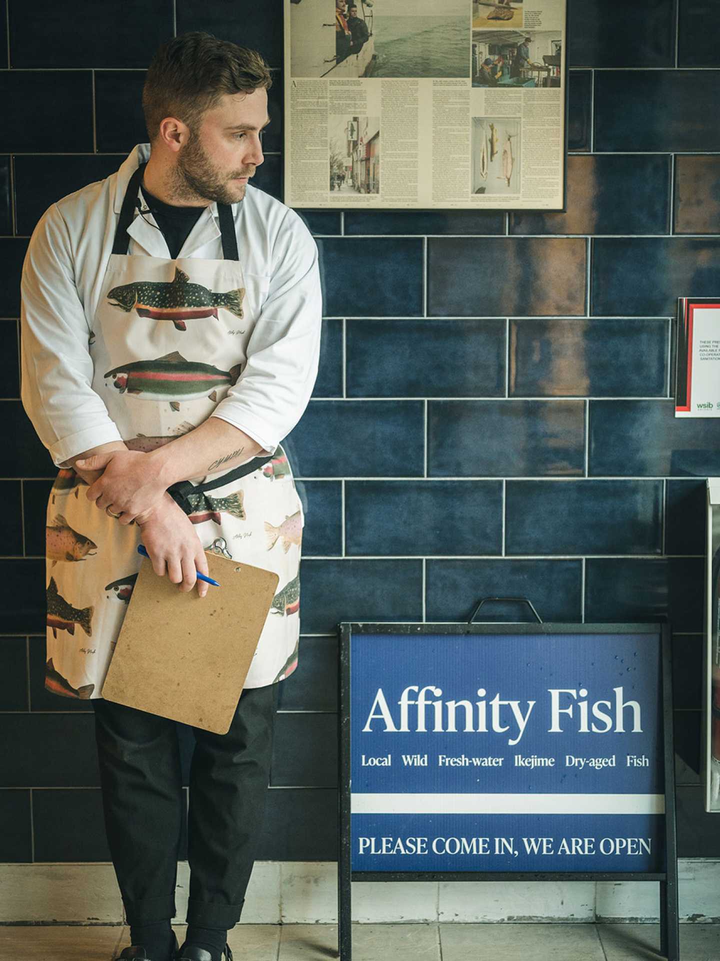 Affinity Fish Toronto | Matt Taylor in the shop on Dundas West