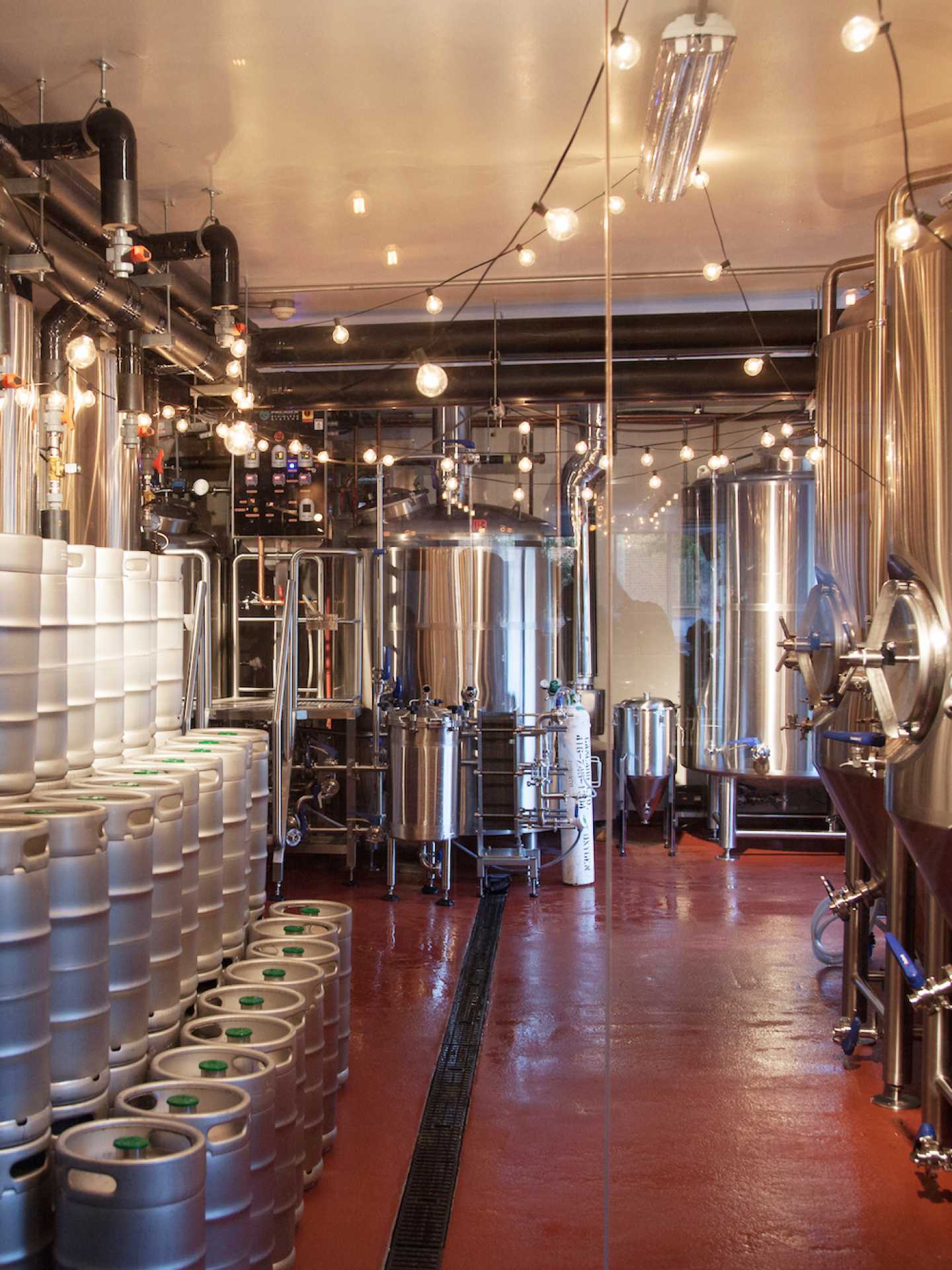 Toronto breweries | The brewing facilities at Burdock Brewery