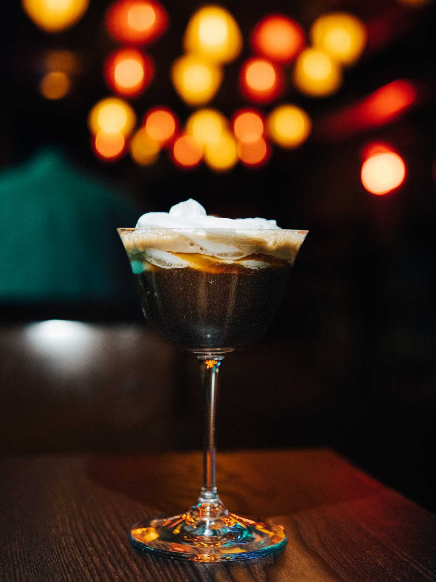 Best cocktail bars in Toronto | An espresso martini at Bar Dem behind Dzô Viet Eatery