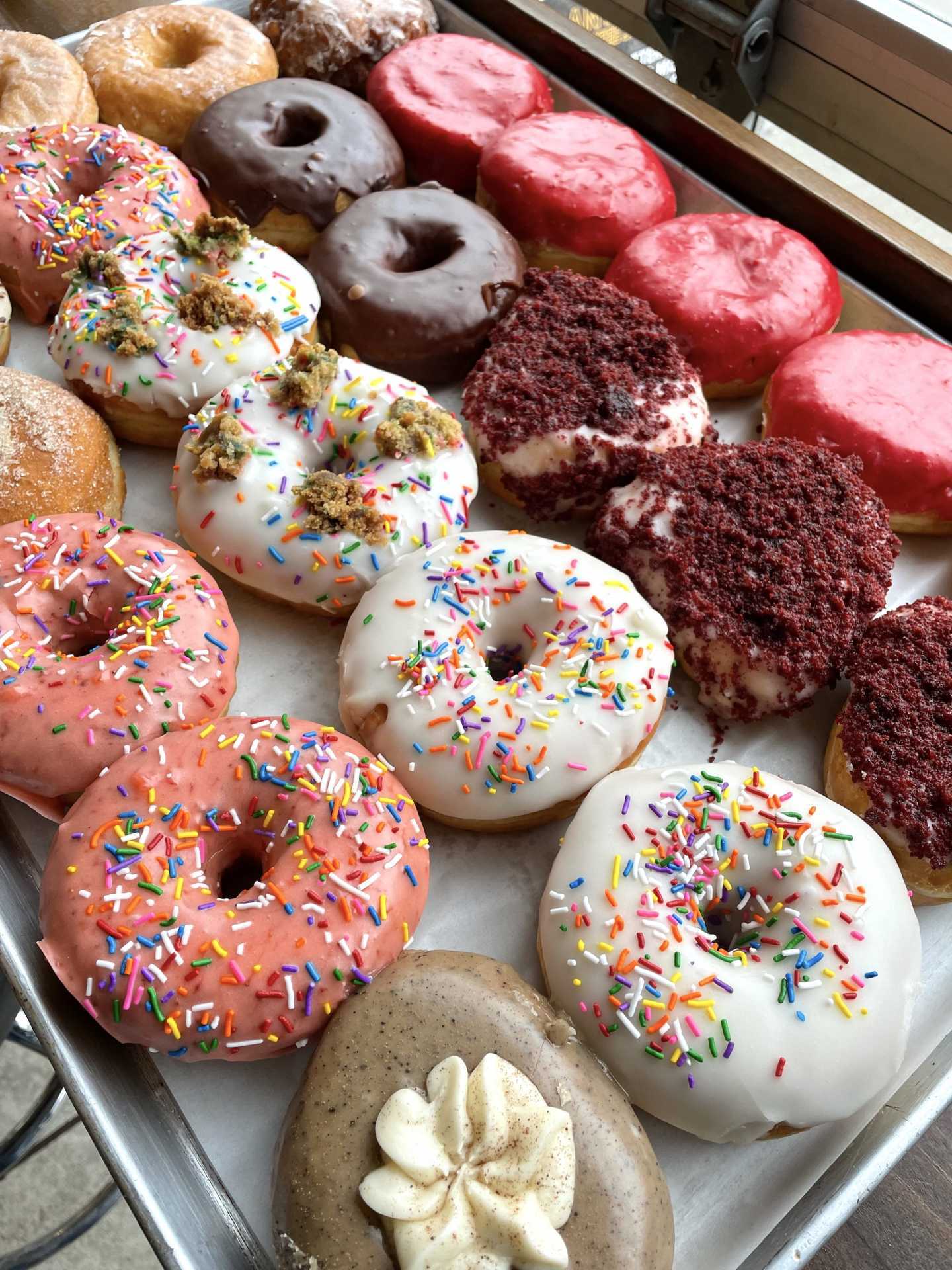 Best vegan cafés and bakeries in Toronto | Doughnuts at Bloomer's