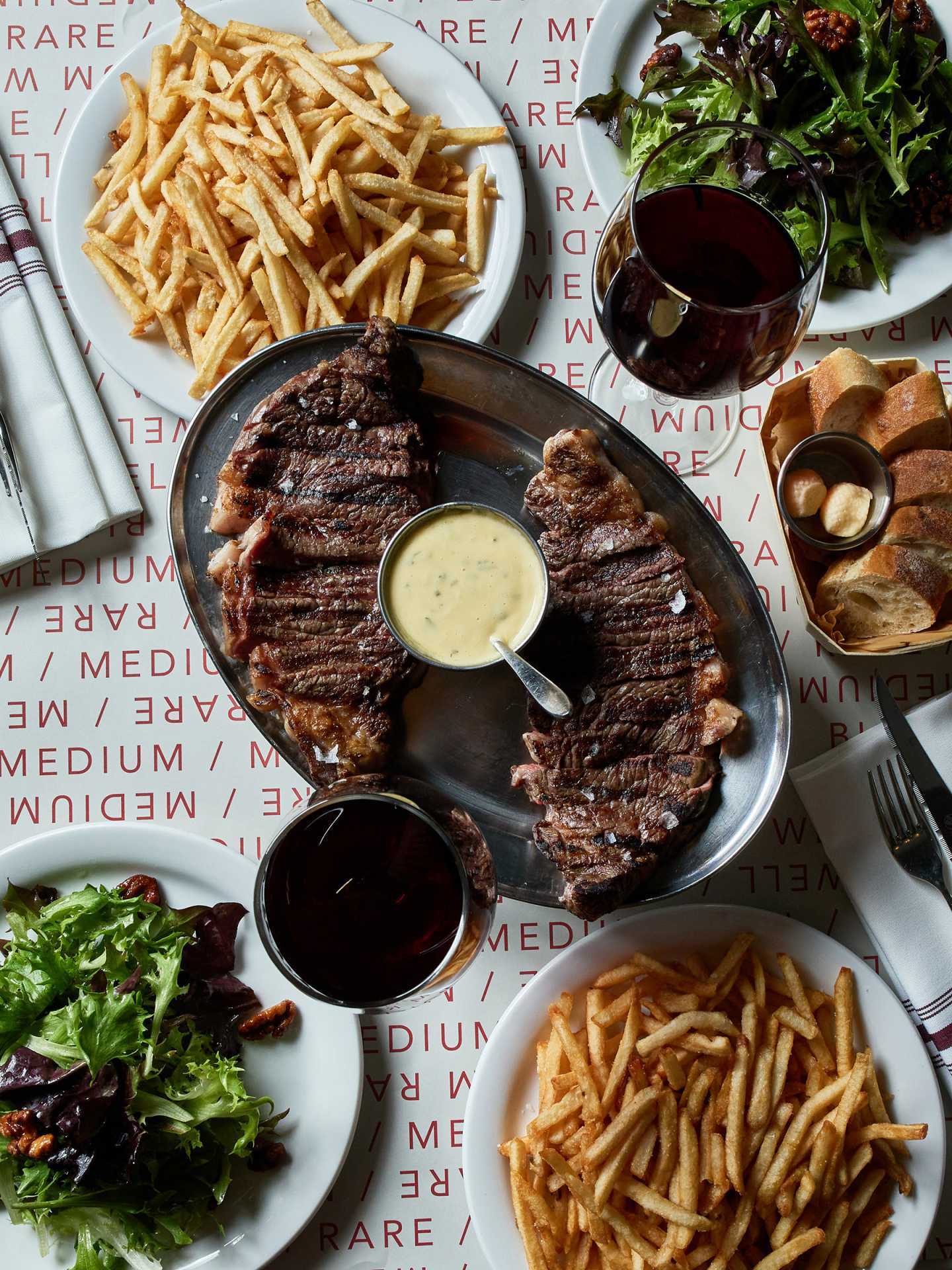 Best new Toronto restaurants | A plate of steak at J's Steak Frites