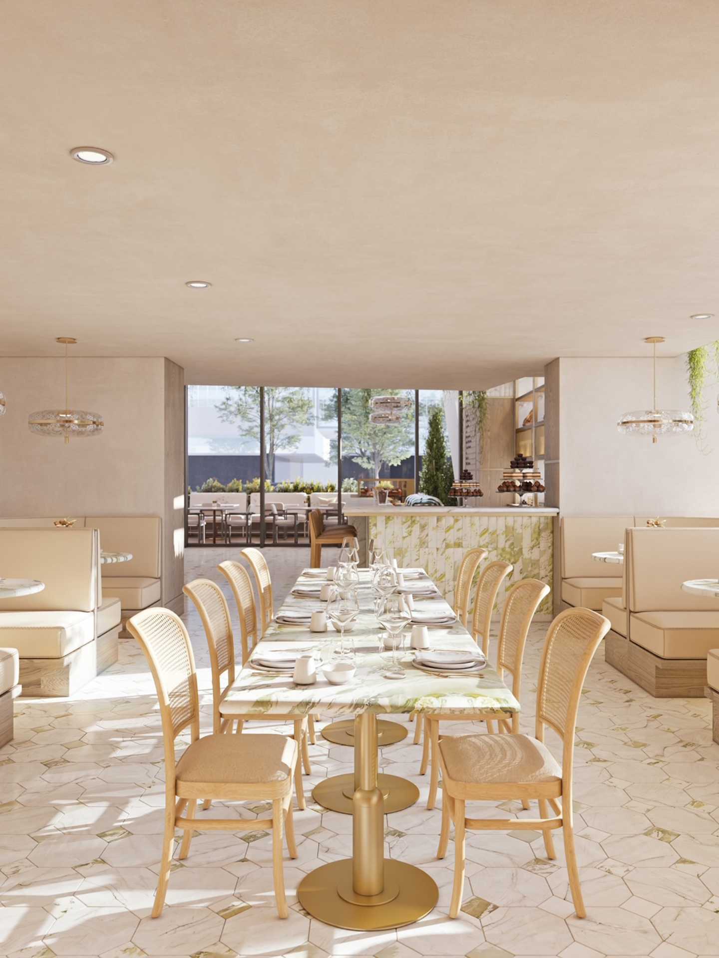 Best new Toronto restaurants | A group dining table at Lano in the Ritz-Carlton