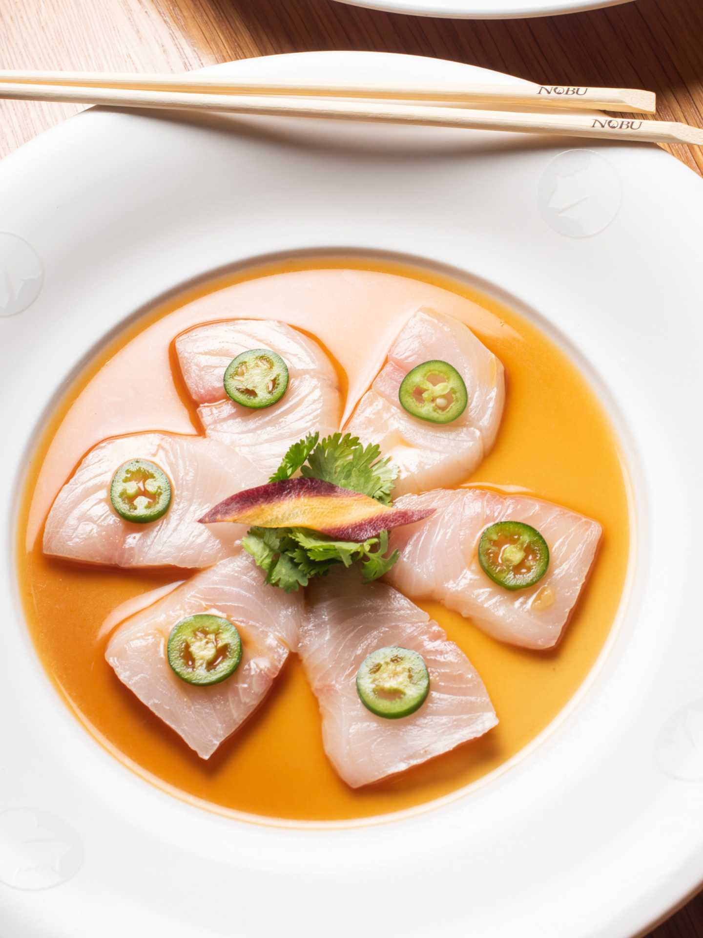 Best new Toronto restaurants | Yellowtail garnished with jalapeno at Nobu
