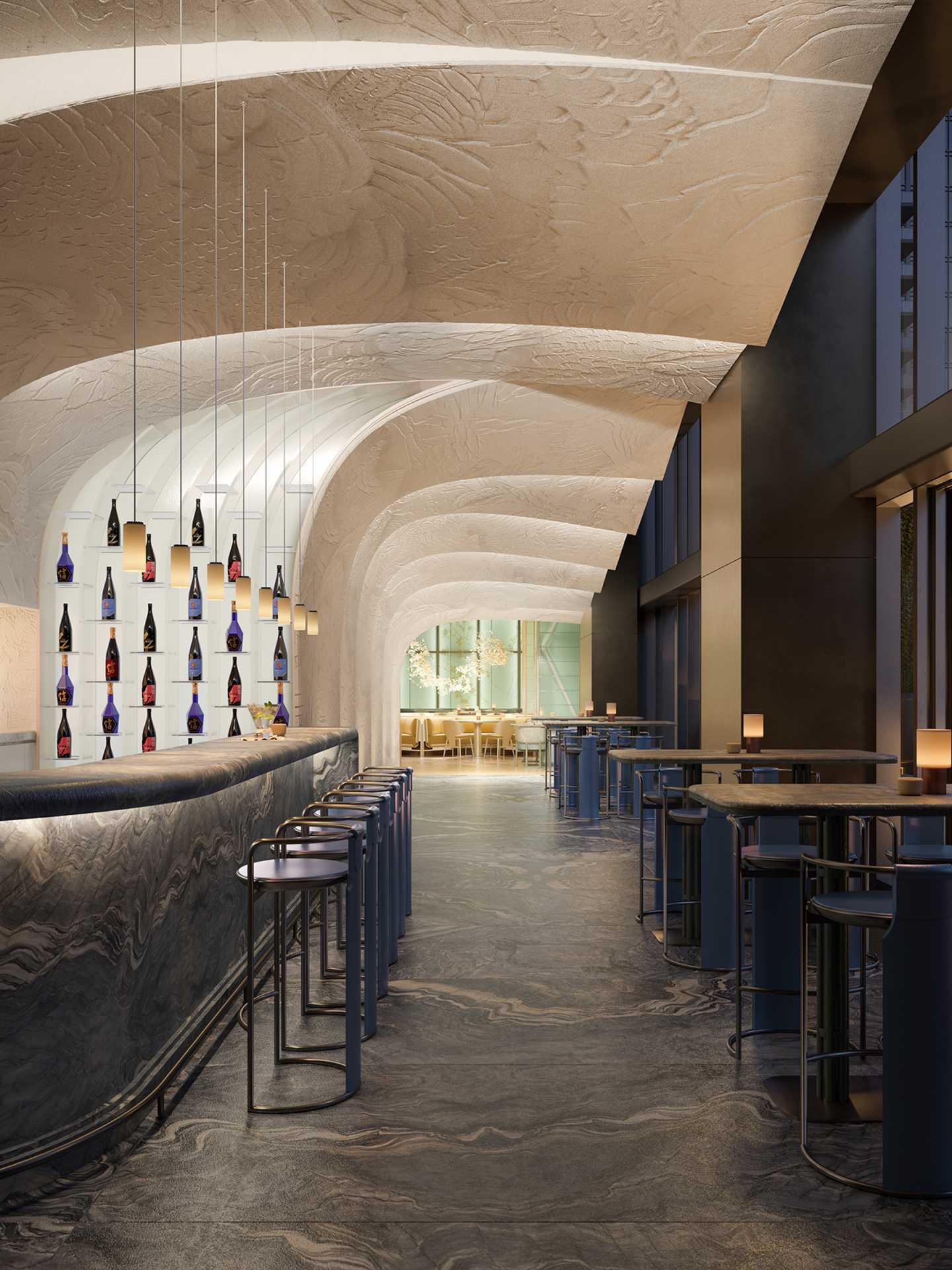 Best new Toronto restaurants | The stunning The Great Wave dining room at Nobu