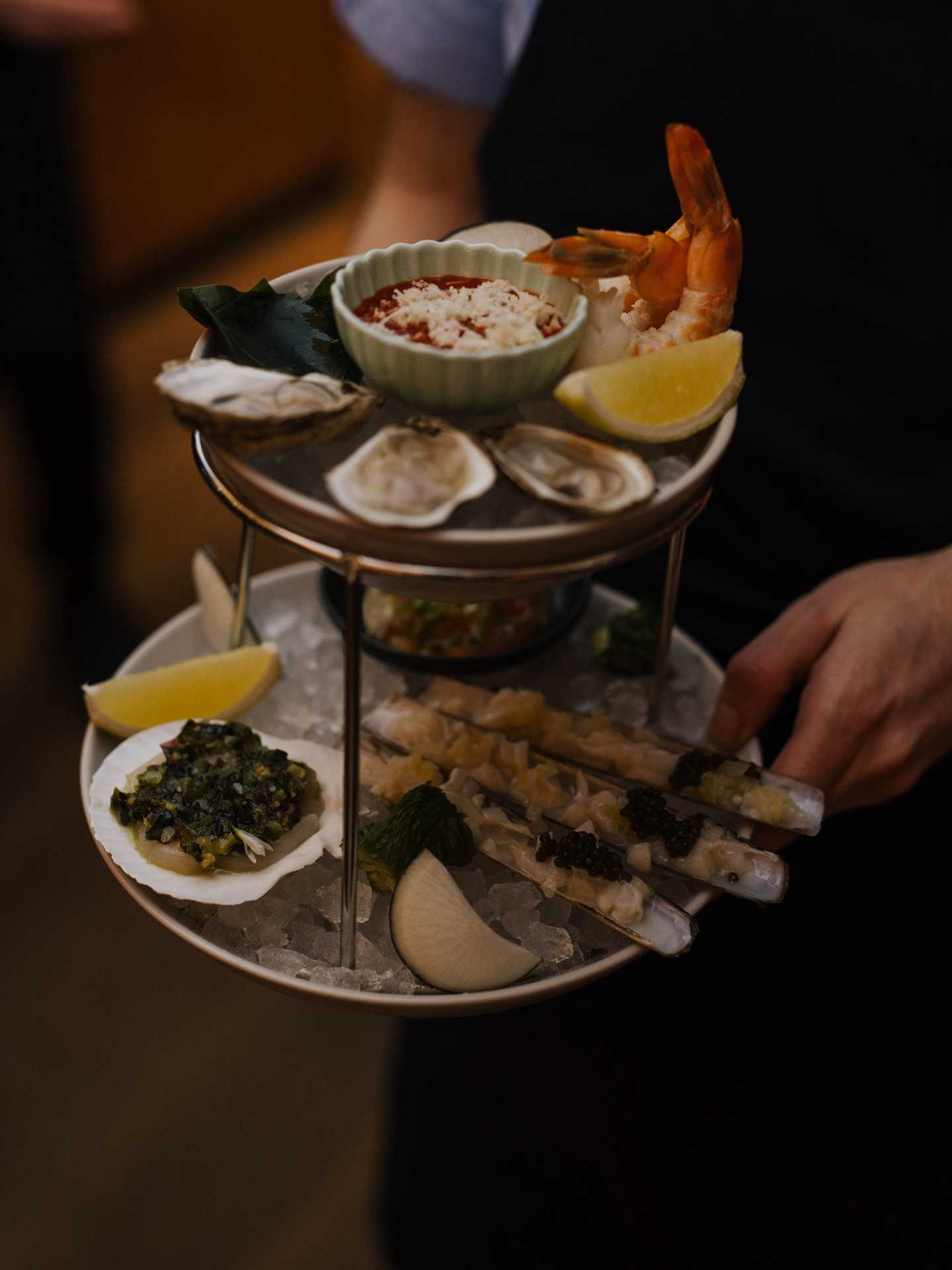 Best new Toronto restaurants | A seafood tower at Takja BBQ House