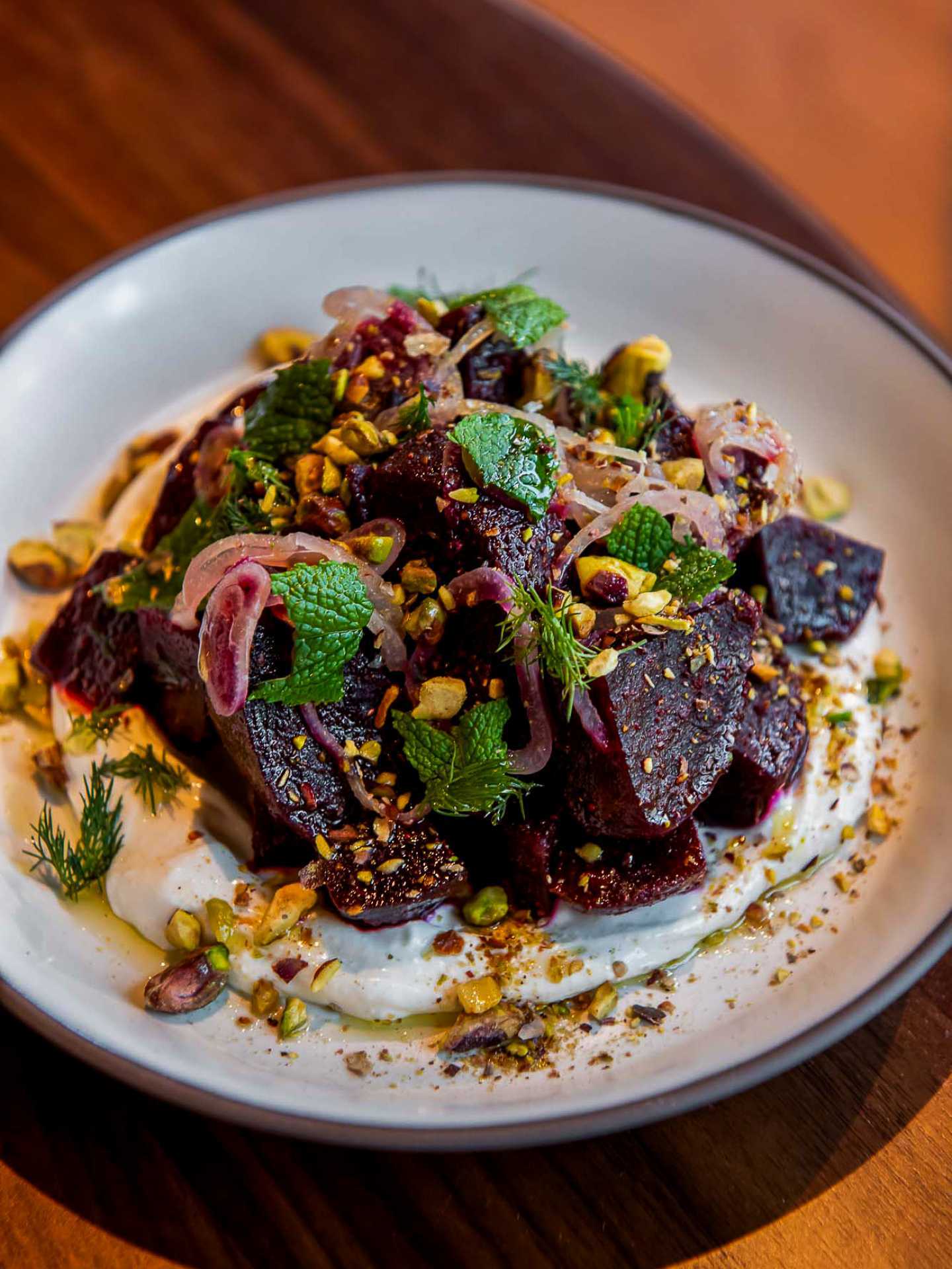 Bridgette Bar, Toronto | Spiced beat salad at Bridgette Bar in The Well