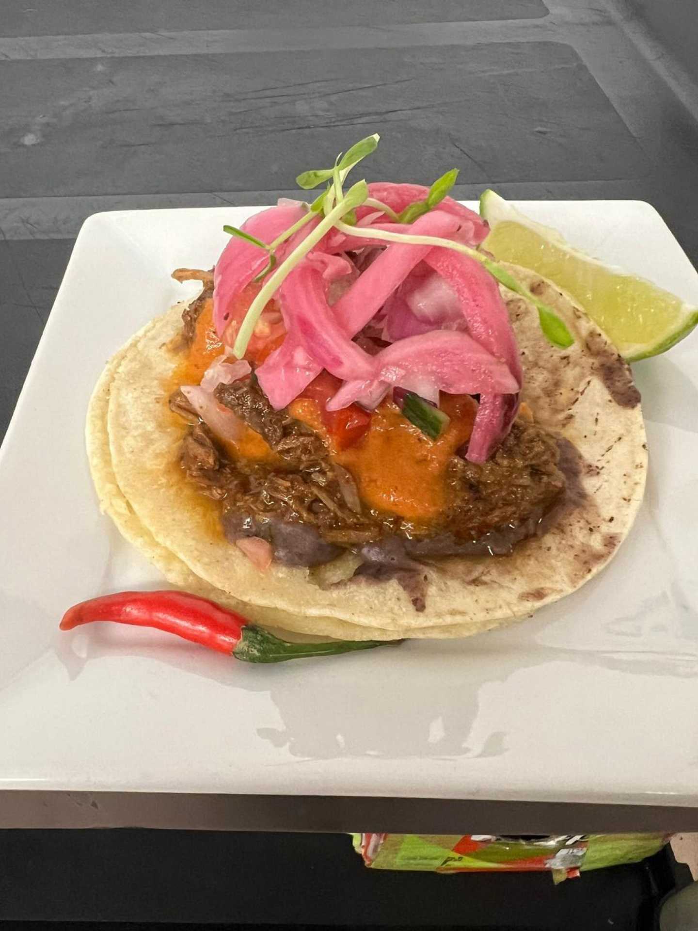 The best bars in Toronto | A shredded beef taco at Reposado Bar & Lounge