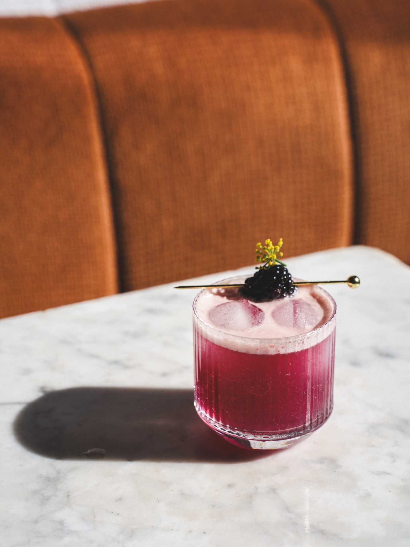 The Bramble On cocktail at Gia