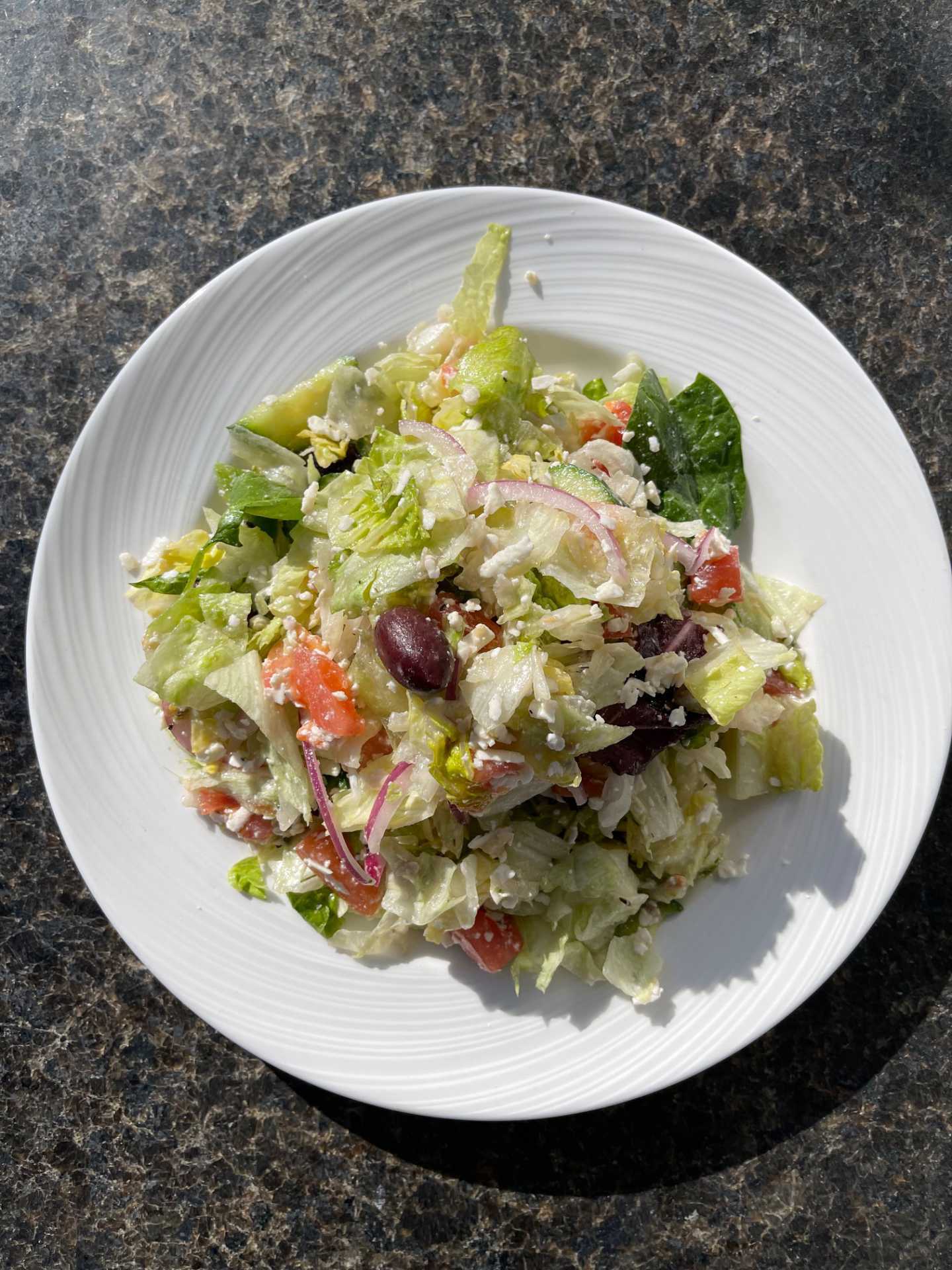 Markham restaurants | Greek Salad at Unionville Arms Pub & Grill