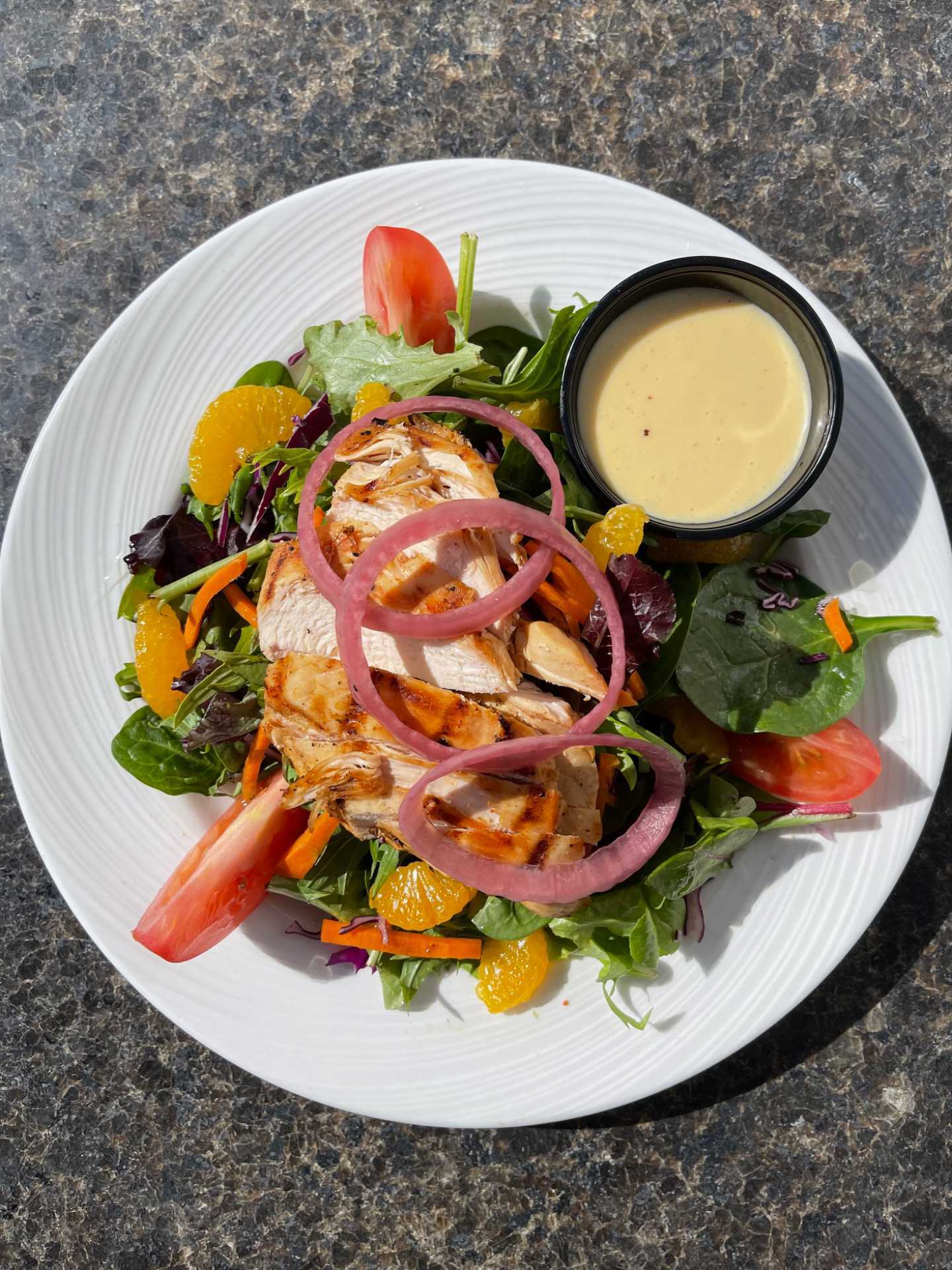 Markham restaurants | A chicken salad at Unionville Arms Pub & Grill