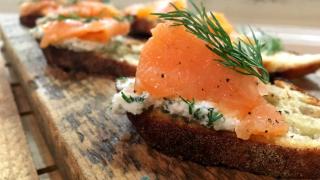 Maman Smoked Salmon Tartinette Maman Smoked Salmon Tartinette