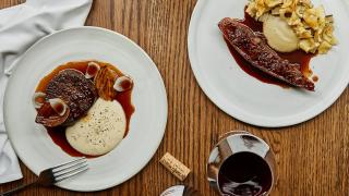 Toronto's most romantic restaurants | Steak and wine at Lapinou on King West