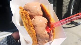 The best ice cream in Toronto | Bang Bang's ice cream cookie