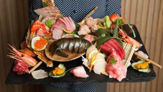 The best sushi in Toronto | A seafood and sashimi platter at JaBistro
